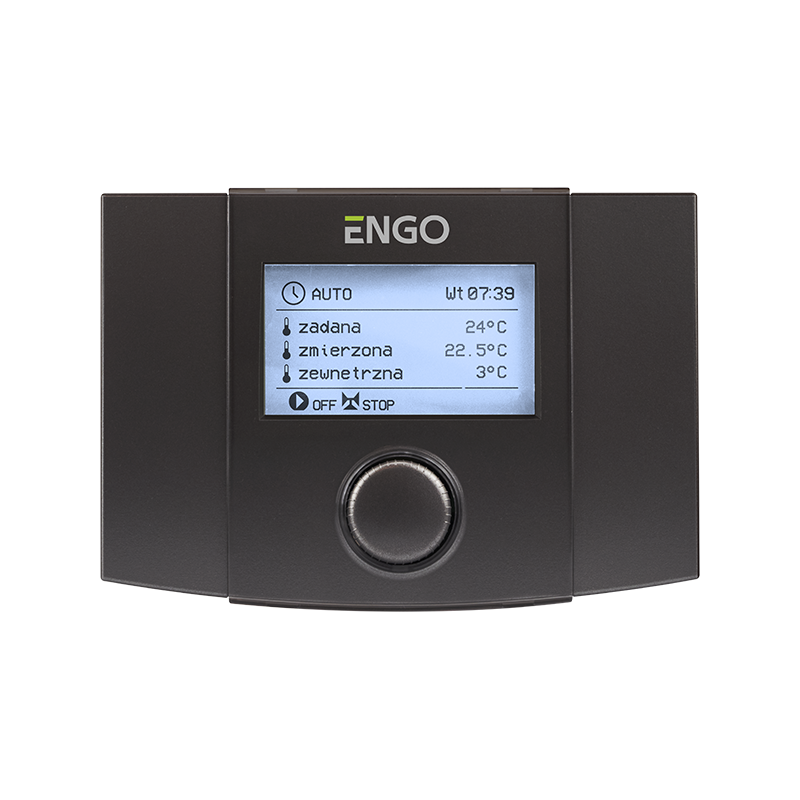 Engo controls ekvitermí regulátor ewt100 v režimu on/off pro řízení teploty cirkulace