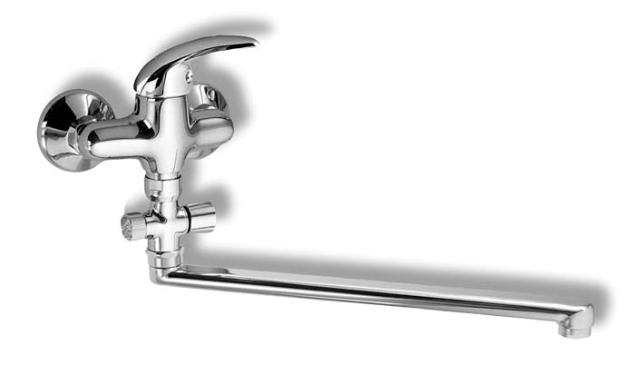 Novaservis paneláková baterie bez příslušenství 100 mm metalia 55 chrom - 55073/1,0