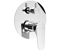 SAPHO CORNELI podomítková sprchová baterie, 2 výstupy, otočný přepínač, chrom SAPHO CORNELI podomítková sprchová baterie, 2 výstupy, otočný přepínač, chrom