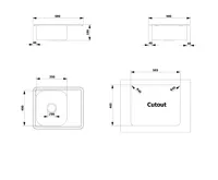 AQUALINE Nerezový vestavný dřez s odkapem 58x18x48cm (7)