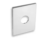 NOVASERVIS Kryt podomítkového boxu OBDÉLNÍK chrom - KRYT0050C,0