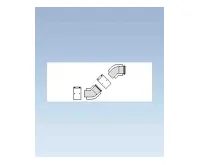 Vaillant Koleno 2 x 45°, ø 60/100 mm, PP Vaillant Koleno 2 x 45°, ø 60/100 mm, PP