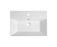 ISVEA SISTEMA keramické umyvadlo 60x42cm, bílá (1)