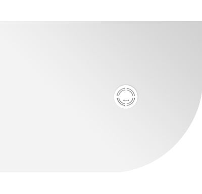 POLYSAN FLEXIA vanička z litého mramoru čtvrtkruh, s možností úpravy rozměru, 120x90cm, R550, levá