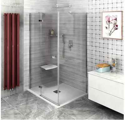 POLYSAN FORTIS čtvercový sprchový kout 800x800 mm, L varianta
