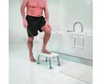 RIDDER HANDICAP stolička na nohy, výškově nastavitelná, bílá (4)