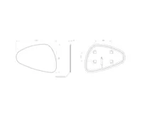 SAPHO ELENA zrcadlo s LED podsvícením 20W, 68x96cm, černá mat (11)