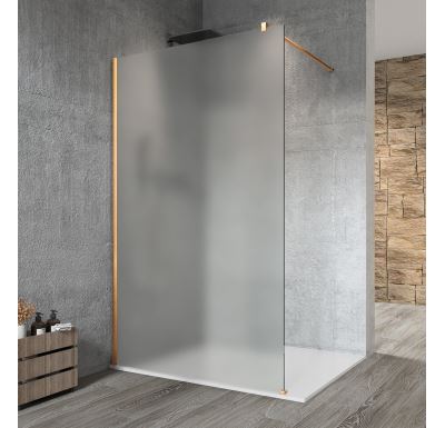 GELCO VARIO GOLD jednodílná sprchová zástěna k instalaci ke stěně, matné sklo, 1200 mm