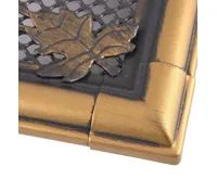 HS Flamingo Krbová mřížka 16x32 cm, RETRO zlatá patina s žaluzií (1)