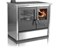 TIM SISTEM kuchyňský sporák na dřevo NORTH ECO 8, levý, inox TIM SISTEM kuchyňský sporák na dřevo NORTH ECO 8, levý, inox