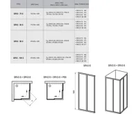 Ravak sprchový kout čtvercový SRV2-80 S bílá+pearl (6)
