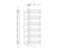 SAPHO SILVANA otopné těleso 600x1500mm, černá mat (7)