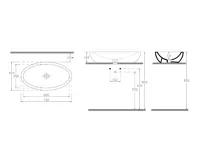 ISVEA SISTEMA keramické umyvadlo 75x42cm, bílá (5)