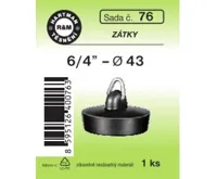 Hartman Sada č.  76: sada - pryžová zátka 4819 - 6/4&quot; - průměr 43