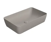 GSI NUBES keramické umyvadlo na desku 60x38cm, tortora mat GSI NUBES keramické umyvadlo na desku 60x38cm, tortora mat