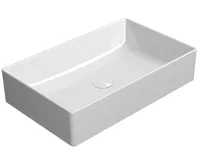 GSI KUBE X keramické umyvadlo na desku, 60x37cm, bílá ExtraGlaze GSI KUBE X keramické umyvadlo na desku, 60x37cm, bílá ExtraGlaze