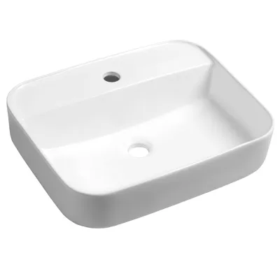 SAPHO GARDA keramické umyvadlo na desku, 50x40cm, bílá