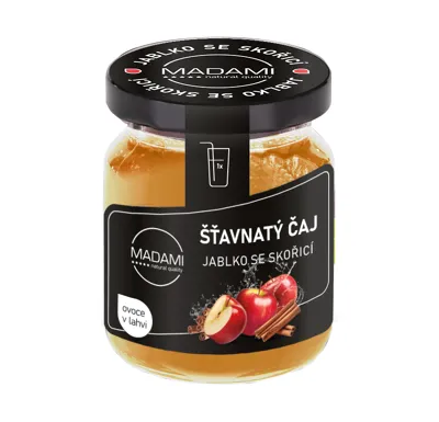 MADAMI s.r.o. Šťavnatý čaj Madami Jablko se skořicí 55g