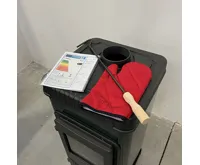 PLAMEN Litinová krbová kamna DORA 10 N - zelená (11)