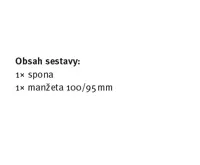 Protherm M3D Manžeta M3D + spona plastová SP3D (2)