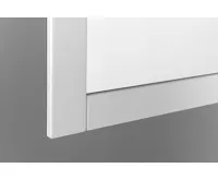 AQUALINE FAVOLO zrcadlo v rámu 70x90cm, bílá mat (5)