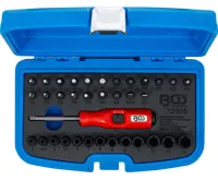 BGS Sada úderového  šroubováku, bitů a hlavic ,  6,3 mm (1/4") ,  36dílná - BGS 72005 (5)