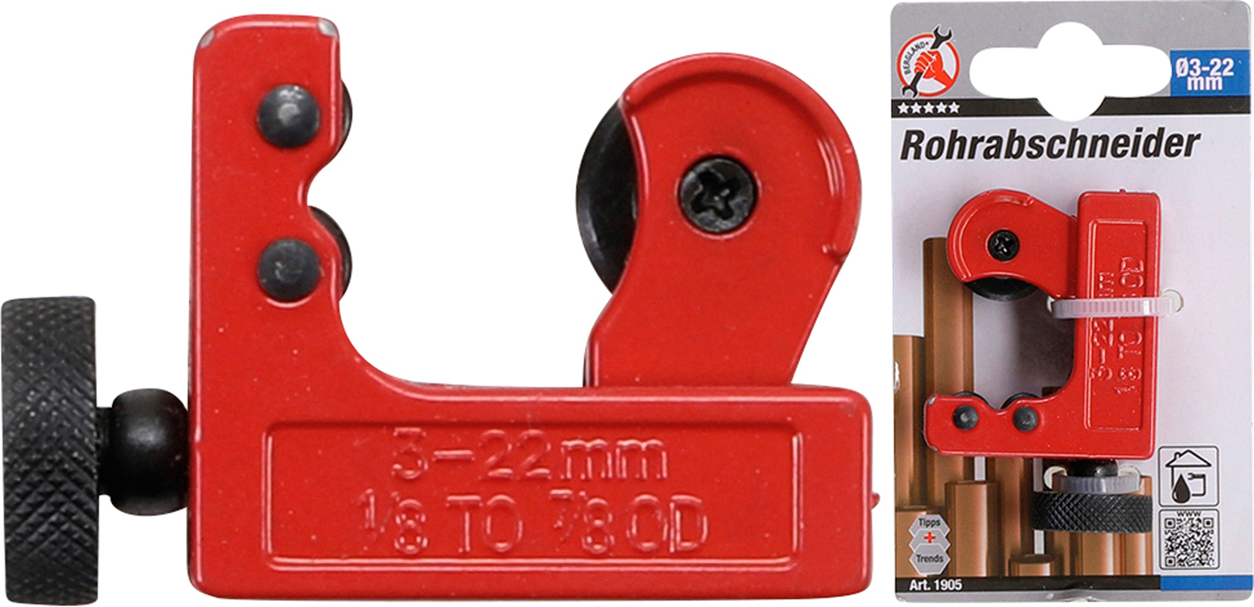 Bgs řezák trubek pr. 3,0 - 22 mm, mini