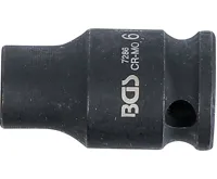 BGS Silová nástrčná hlavice, šestihranná,  6,3 mm (1/4"),  6 mm (2)