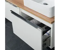 Mailo, koupelnová skříňka, dub, 1 zásuvka, 1010x470x480 mm (5)