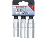 BGS Sada dvanáctihranných bitů na zapalovací svíčky, 10 mm (3/8"), 14 - 16 - 18 mm, 3dílná (3)