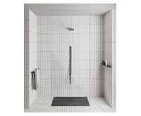 GSI Keramická sprchová vanička, obdélník 120x80x2cm, černá mat (1)