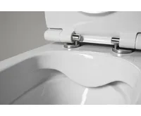 ABSOLUTE závěsné WC Rimless s podomítkovou nádržkou a tlačítkem Schwab, bílá (4)