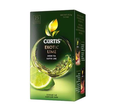 May Foods Čaj zelený Curtis Exotic Lime (25 sáčků)