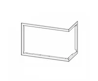 ROMOTOP krycí rámeček HR4SX RAM06 krycí, univerzální ROMOTOP krycí rámeček HR4SX RAM06 krycí, univerzální