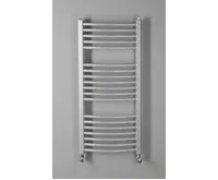 AQUALINE ORBIT otopné těleso s bočním připojením 450x986 mm, stříbrná strukturální (4)