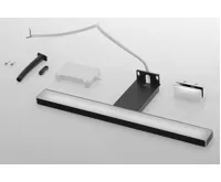 SAPHO ESTHER 2 LED svítidlo, 6 W, 280x14x107 mm, IP44, černá (6)