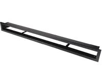 HS Flamingo Krbová mřížka OTEVŘENÁ 80x6 cm, černý mat