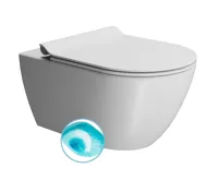 GSI PURA závěsná WC mísa, Swirlflush, 36x55cm, bílá dual-mat GSI PURA závěsná WC mísa, Swirlflush, 36x55cm, bílá dual-mat
