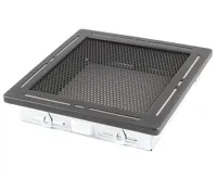 HS Flamingo Krbová mřížka 16x16 cm, TREND grafit