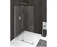 POLYSAN ROLLS sprchové dveře do prostoru 1600 mm, výška 2000 mm, čiré sklo