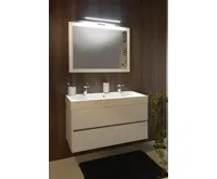 SAPHO LARGO umyvadlová skříňka 99x50x41cm, bílá (5)