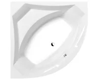 POLYSAN ROSANA rohová vana 140x140x49cm, bílá