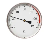 Teploměr DN100, 0-120°C, zad.výv. 1/2&quot;, jím.150mm