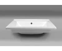 AQUALINE ZUNO 55 keramické umyvadlo nábytkové 55x45cm, bílá (5)