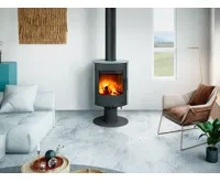 ROMOTOP Krbová kamna EVORA T - kámen (serpentin) (2)