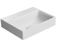 GSI NUBES keramické umývátko 40x32cm, bez otvoru, bílá mat