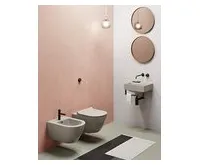 GSI PURA bidet závěsný, 36x55cm, tortora mat (1)