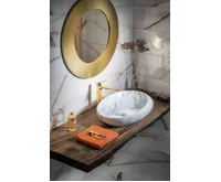 SAPHO DALMA keramické umyvadlo na desku, 68x44 cm, carrara (5)