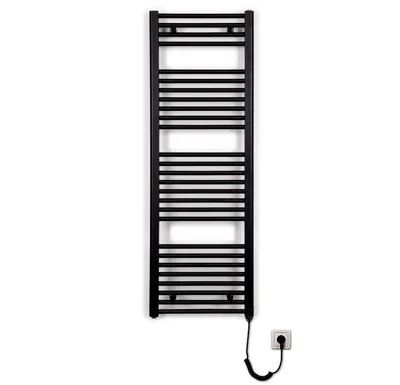 Koupelnový radiátor elektrický Thermal KD-E 450/1320 - 400W - černý mat