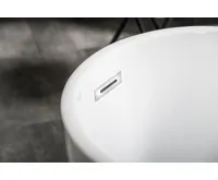 AQUALINE TISA volně stojící vana, 150x75cm, bílá (5)